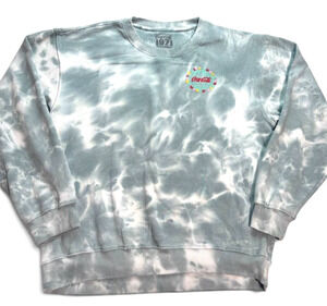 Coca-Cola 1971 Unity Collection Tie Dye Sweatshirt Medium Gray Pullover